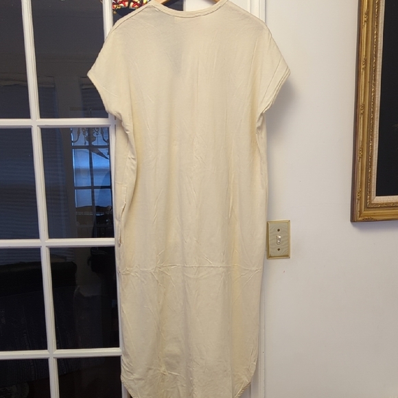 FP Beach Free People Elegant Cream Maxi Dress Size Small - Picture 5 of 13